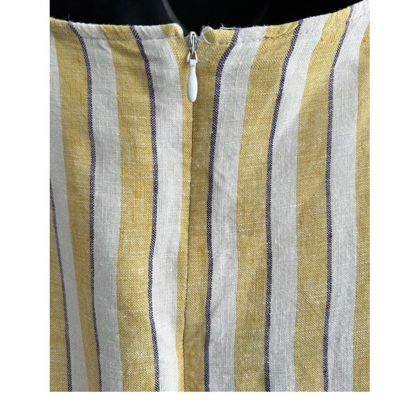 Rachel Zoe Linen Overalls Sz 10 - Picture 4 of 9